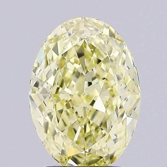 Loose Diamond - OVAL 1.62ct Fancy Intense Yellow VS1: Loose Diamond - OVAL 1.62ct Fancy Intense Yellow VS1 Source: This is a real non-mined Diamond that has been grown in a lab Shape: OVAL Carats: 1.62 Color: Fancy Intense Yellow Certification: IGI Video