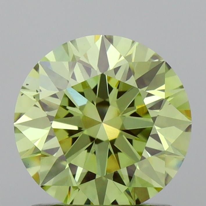 Ideal Loose Diamond - ROUND 1.06ct Fancy Vivid Green VS2: Ideal Loose Diamond - ROUND 1.06ct Fancy Vivid Green VS2 Source: This is a real non-mined Diamond that has been grown in a lab Shape: ROUND Carats: 1.06 Color: Fancy Vivid Green Certification: IGI Vid