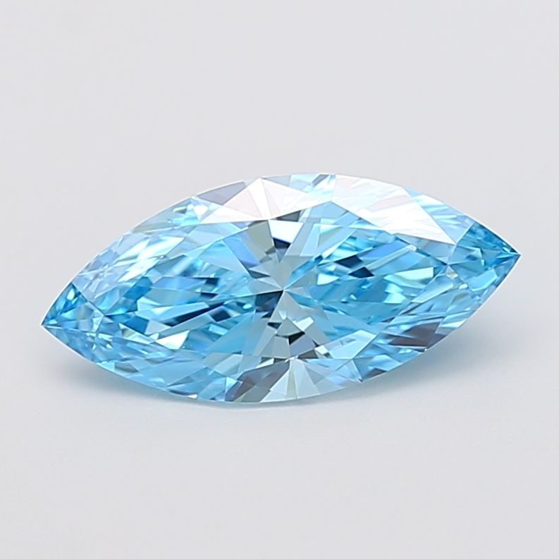 Loose Diamond - MARQUISE 2.09ct Fancy Vivid Blue VVS2: Loose Diamond - MARQUISE 2.09ct Fancy Vivid Blue VVS2 Source: This is a real non-mined Diamond that has been grown in a lab Shape: MARQUISE Carats: 2.09 Color: Fancy Vivid Blue Certification: IGI Vide