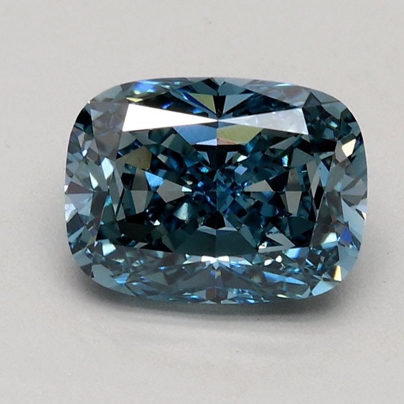Loose Diamond - CUSHION MODIFIED 1.09ct Fancy Deep Blue VS2: Loose Diamond - CUSHION MODIFIED 1.09ct Fancy Deep Blue VS2 Source: This is a real non-mined Diamond that has been grown in a lab Shape: CUSHION MODIFIED Carats: 1.09 Color: Fancy Deep Blue Certificat