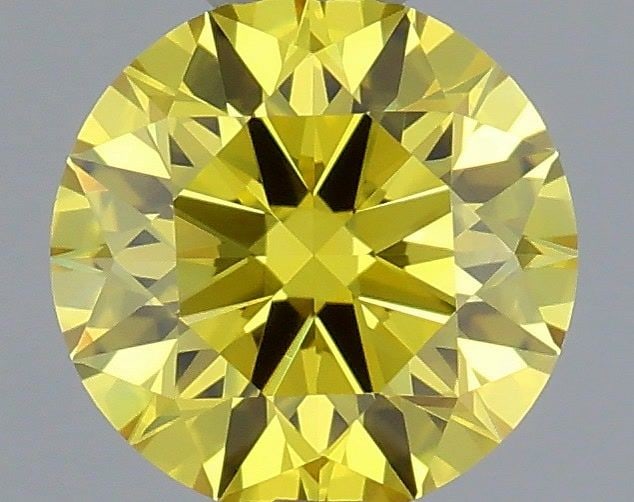 Ideal Loose Diamond - ROUND 0.47ct Fancy Vivid Yellow VS1: Ideal Loose Diamond - ROUND 0.47ct Fancy Vivid Yellow VS1 Source: This is a real non-mined Diamond that has been grown in a lab Shape: ROUND Carats: 0.47 Color: Fancy Vivid Yellow Certification: IGI V