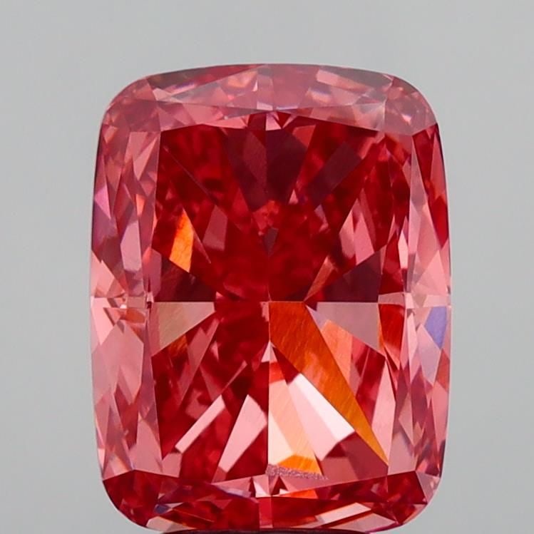 Loose Diamond - CUSHION MODIFIED 5.24ct Fancy Vivid Pink VS1: Loose Diamond - CUSHION MODIFIED 5.24ct Fancy Vivid Pink VS1 Source: This is a real non-mined Diamond that has been grown in a lab Shape: CUSHION MODIFIED Carats: 5.24 Color: Fancy Vivid Pink
