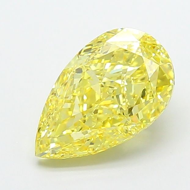 Loose Diamond - PEAR 3.52ct Fancy Vivid Yellow VS1: Loose Diamond - PEAR 3.52ct Fancy Vivid Yellow VS1 Source: This is a real non-mined Diamond that has been grown in a lab Shape: PEAR Carats: 3.52 Color: Fancy Vivid Yellow Certification: IGI Video: