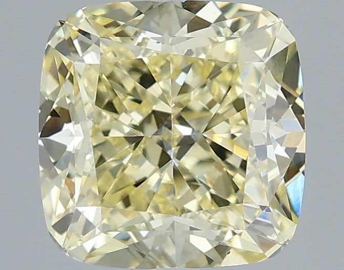 Loose Diamond - CUSHION MODIFIED 3.09ct Fancy Yellow VS1: Loose Diamond - CUSHION MODIFIED 3.09ct Fancy Yellow VS1 Source: This is a real non-mined Diamond that has been grown in a lab Shape: CUSHION MODIFIED Carats: 3.09 Color: Fancy Yellow Certification: