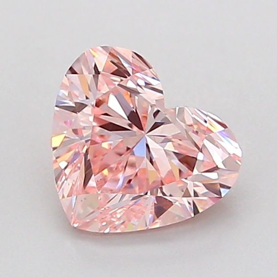 Loose Diamond - HEART 1.01ct Fancy Intense Pink VS1: Loose Diamond - HEART 1.01ct Fancy Intense Pink VS1 Source: This is a real non-mined Diamond that has been grown in a lab Shape: HEART Carats: 1.01 Color: Fancy Intense Pink Certification: IGI Video:
