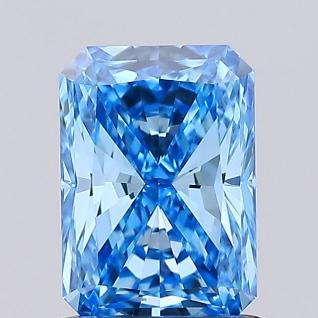 Loose Diamond - RADIANT 0.96ct Fancy Vivid Blue VS1: Loose Diamond - RADIANT 0.96ct Fancy Vivid Blue VS1 Source: This is a real non-mined Diamond that has been grown in a lab Shape: RADIANT Carats: 0.96 Color: Fancy Vivid Blue Certification: IGI Video: