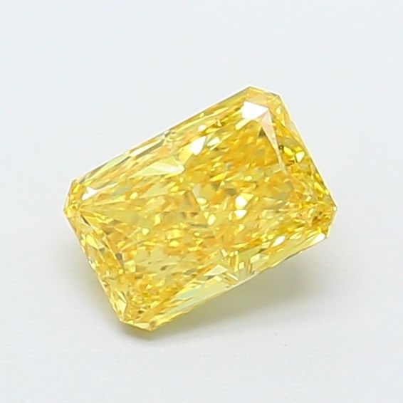 Loose Diamond - RADIANT 1.0ct Fancy Vivid Yellow VVS2: Loose Diamond - RADIANT 1.0ct Fancy Vivid Yellow VVS2 Source: This is a real non-mined Diamond that has been grown in a lab Shape: RADIANT Carats: 1.0 Color: Fancy Vivid Yellow Certification: IGI Vide