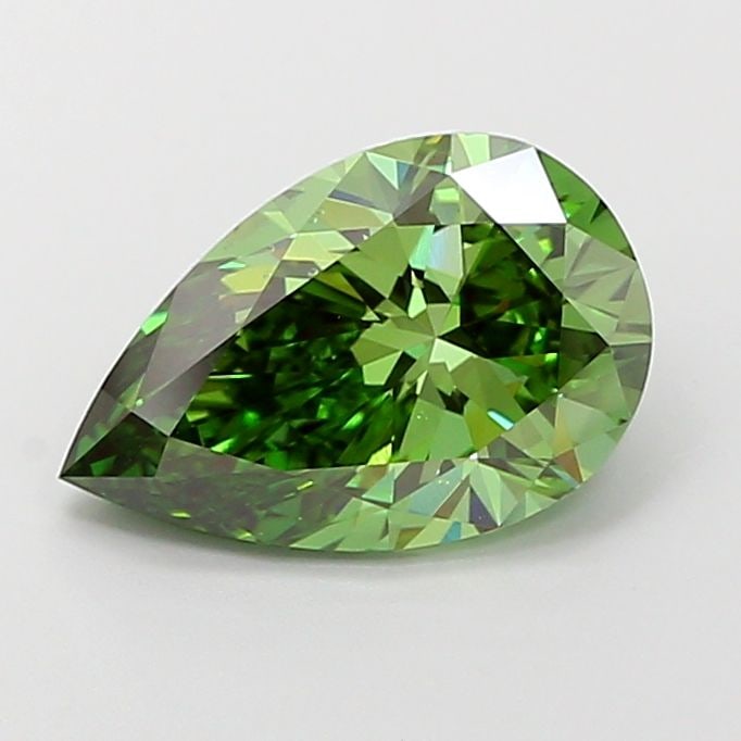 Loose Diamond - PEAR 2.51ct Fancy Vivid Green VS2 (1 of 1)