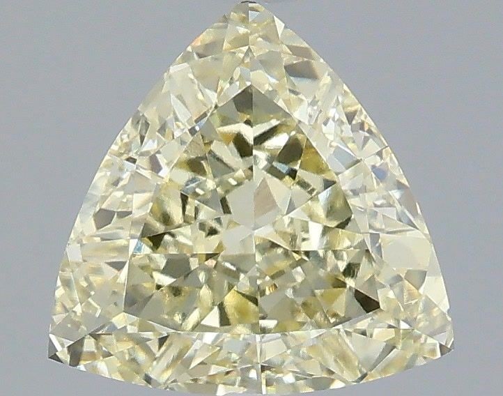 Loose Diamond - TRIANGULAR 2.09ct Fancy Yellow VVS2: Loose Diamond - TRIANGULAR 2.09ct Fancy Yellow VVS2 Source: This is a real non-mined Diamond that has been grown in a lab Shape: TRIANGULAR Carats: 2.09 Color: Fancy Yellow Certification: IGI Video: