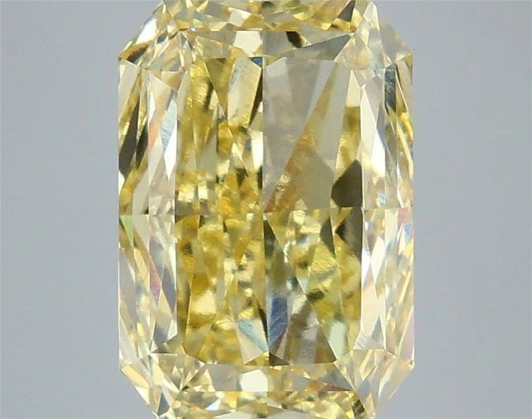 Loose Diamond - RADIANT 5.09ct Fancy Intense Yellow VS1: Loose Diamond - RADIANT 5.09ct Fancy Intense Yellow VS1 Source: This is a real non-mined Diamond that has been grown in a lab Shape: RADIANT Carats: 5.09 Color: Fancy Intense Yellow Certification: IGI
