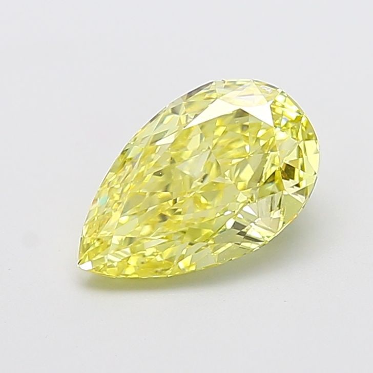 Loose Diamond - PEAR 2.53ct Fancy Intense Yellow VVS2: Loose Diamond - PEAR 2.53ct Fancy Intense Yellow VVS2 Source: This is a real non-mined Diamond that has been grown in a lab Shape: PEAR Carats: 2.53 Color: Fancy Intense Yellow Certification: IGI
