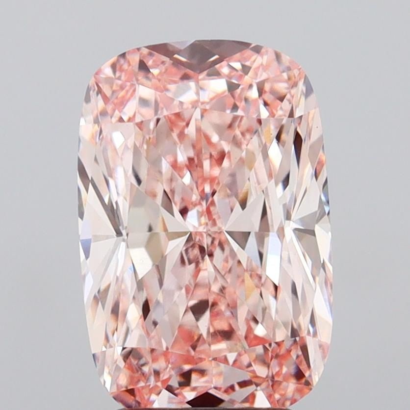 Loose Diamond - CUSHION MODIFIED 3.0ct Fancy Intense Pink VS1: Loose Diamond - CUSHION MODIFIED 3.0ct Fancy Intense Pink VS1 Source: This is a real non-mined Diamond that has been grown in a lab Shape: CUSHION MODIFIED Carats: 3.0 Color: Fancy Intense Pink