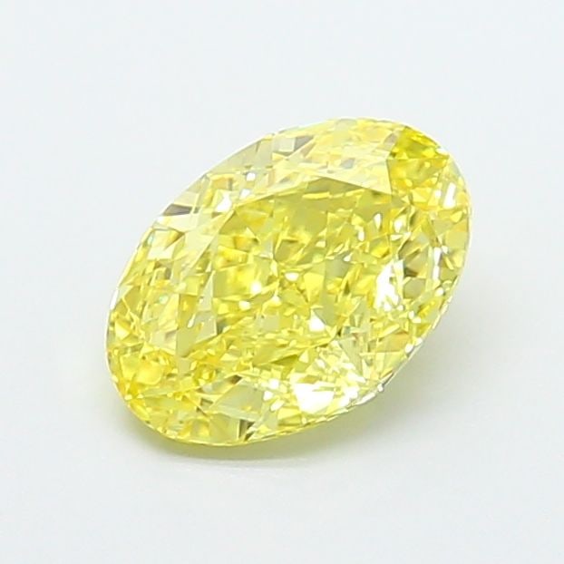 Loose Diamond - OVAL 1.72ct Fancy Vivid Yellow VS1: Loose Diamond - OVAL 1.72ct Fancy Vivid Yellow VS1 Source: This is a real non-mined Diamond that has been grown in a lab Shape: OVAL Carats: 1.72 Color: Fancy Vivid Yellow Certification: IGI Video: