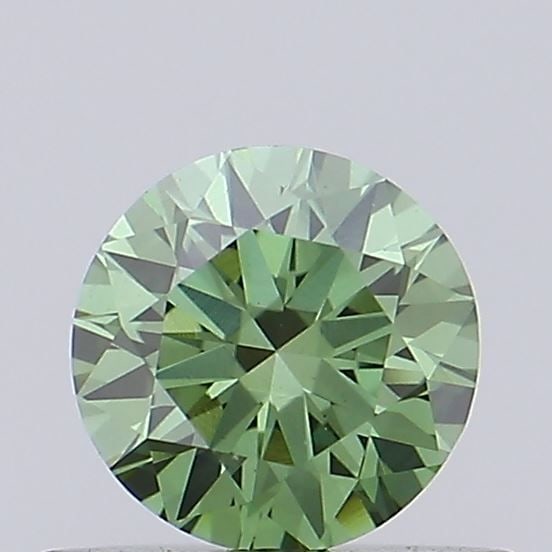 Ideal Loose Diamond - ROUND 0.4ct Fancy Vivid Green VS1: Ideal Loose Diamond - ROUND 0.4ct Fancy Vivid Green VS1 Source: This is a real non-mined Diamond that has been grown in a lab Shape: ROUND Carats: 0.4 Color: Fancy Vivid Green Certification: IGI Video