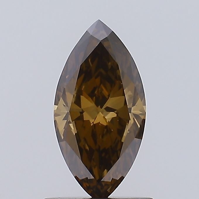 Loose Diamond - MARQUISE 0.88ct Fancy Deep Brown VS1: Loose Diamond - MARQUISE 0.88ct Fancy Deep Brown VS1 Source: This is a real non-mined Diamond that has been grown in a lab Shape: MARQUISE Carats: 0.88 Color: Fancy Deep Brown Certification: IGI Video