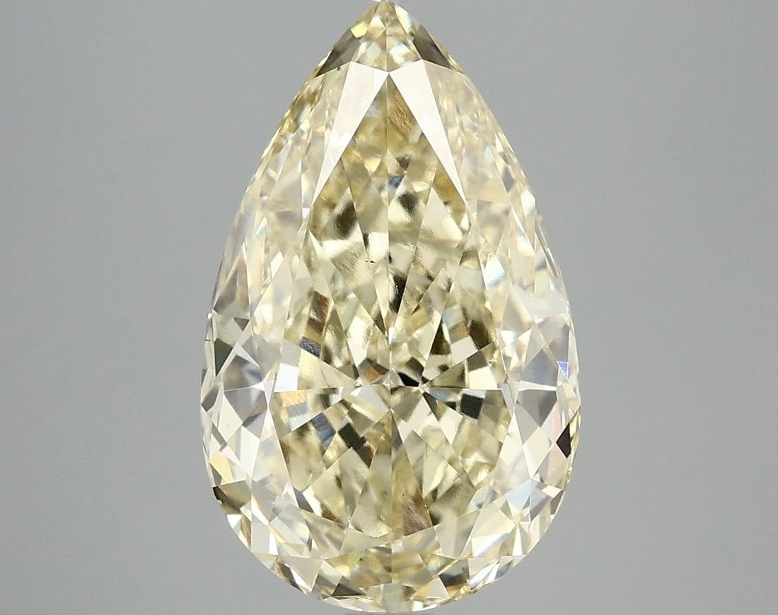 Loose Diamond - PEAR 5.05ct Fancy Intense Yellow VS1: Loose Diamond - PEAR 5.05ct Fancy Intense Yellow VS1 Source: This is a real non-mined Diamond that has been grown in a lab Shape: PEAR Carats: 5.05 Color: Fancy Intense Yellow Certification: IGI Video