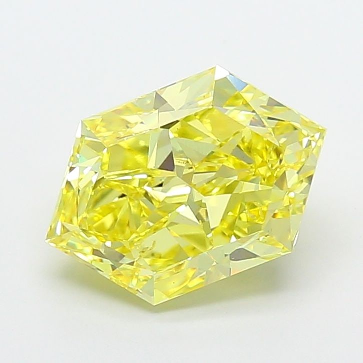 Loose Diamond - HEXAGONAL 4.01ct Fancy Intense Yellow VS2: Loose Diamond - HEXAGONAL 4.01ct Fancy Intense Yellow VS2 Source: This is a real non-mined Diamond that has been grown in a lab Shape: HEXAGONAL Carats: 4.01 Color: Fancy Intense Yellow Certification: