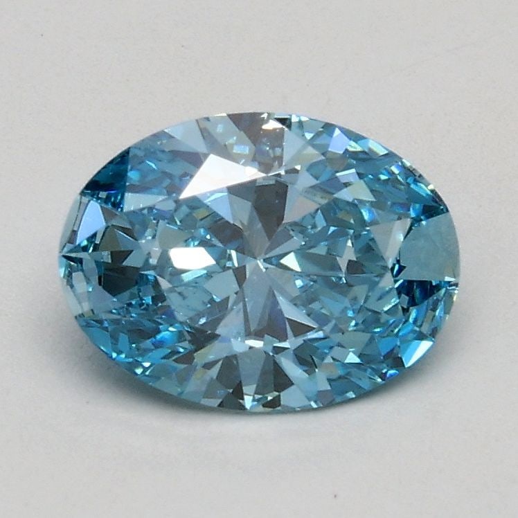 Loose Diamond - OVAL 0.7ct Fancy Vivid Blue SI1 (1 of 1)