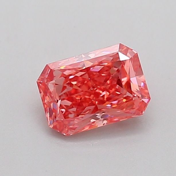 Loose Diamond - RADIANT 0.7ct Fancy Vivid Pink VS1: Loose Diamond - RADIANT 0.7ct Fancy Vivid Pink VS1 Source: This is a real non-mined Diamond that has been grown in a lab Shape: RADIANT Carats: 0.7 Color: Fancy Vivid Pink Certification: IGI Video: