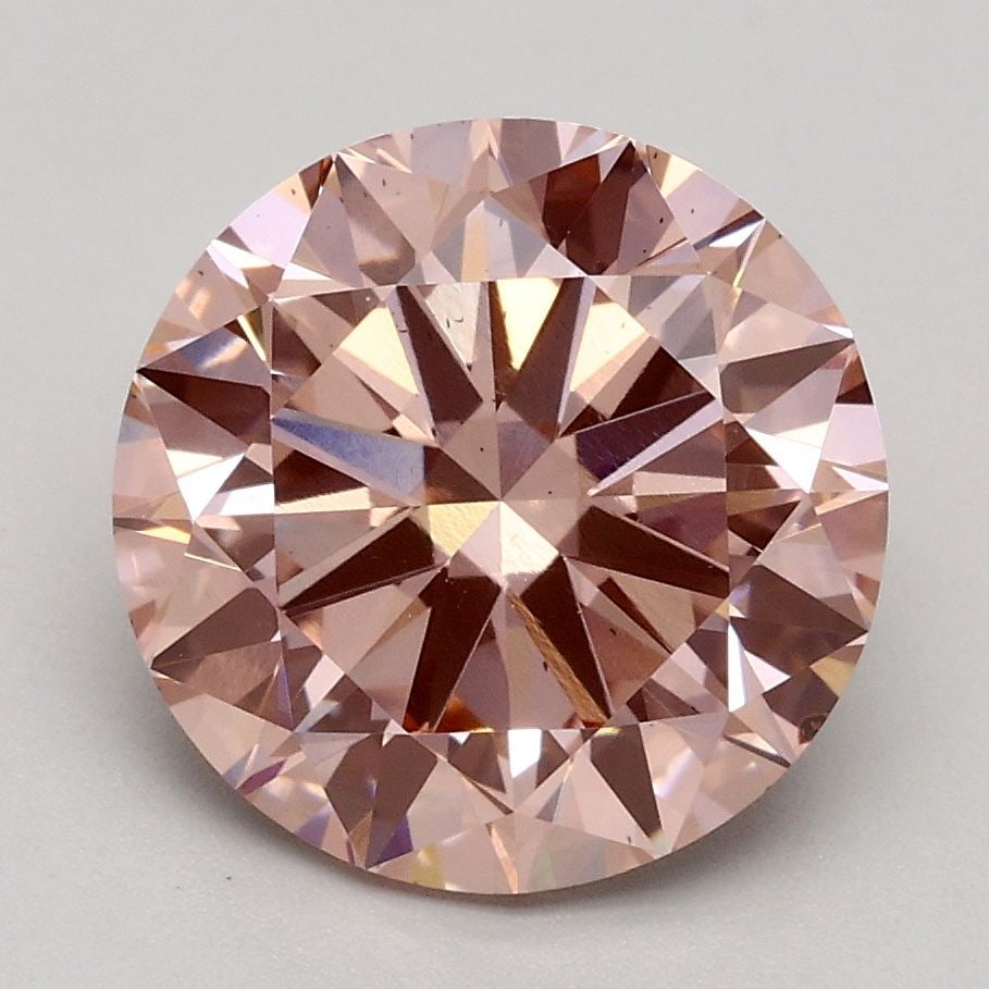 Loose Diamond - ROUND 2.5ct Fancy Intense Pink VS2: Loose Diamond - ROUND 2.5ct Fancy Intense Pink VS2 Source: This is a real non-mined Diamond that has been grown in a lab Shape: ROUND Carats: 2.5 Color: Fancy Intense Pink Certification: IGI Video: