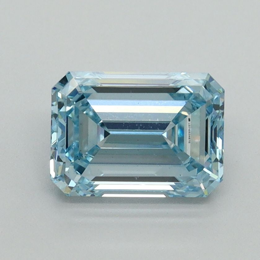 Loose Diamond - EMERALD 1.52ct Fancy Intense Blue VS1: Loose Diamond - EMERALD 1.52ct Fancy Intense Blue VS1 Source: This is a real non-mined Diamond that has been grown in a lab Shape: EMERALD Carats: 1.52 Color: Fancy Intense Blue Certification: IGI Vid