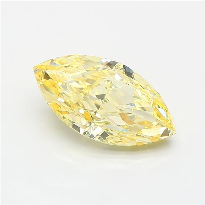 Loose Diamond - MARQUISE 2.34ct Fancy Intense Yellow VS1: Loose Diamond - MARQUISE 2.34ct Fancy Intense Yellow VS1 Source: This is a real non-mined Diamond that has been grown in a lab Shape: MARQUISE Carats: 2.34 Color: Fancy Intense Yellow Certification: I
