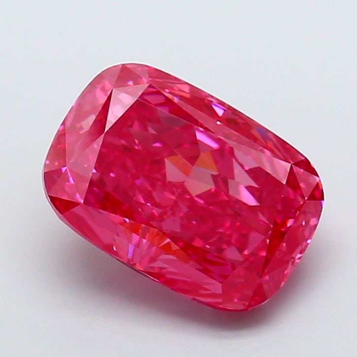 Loose Diamond - CUSHION MODIFIED 5.05ct Fancy Vivid Pink VVS2 (1 of 1)