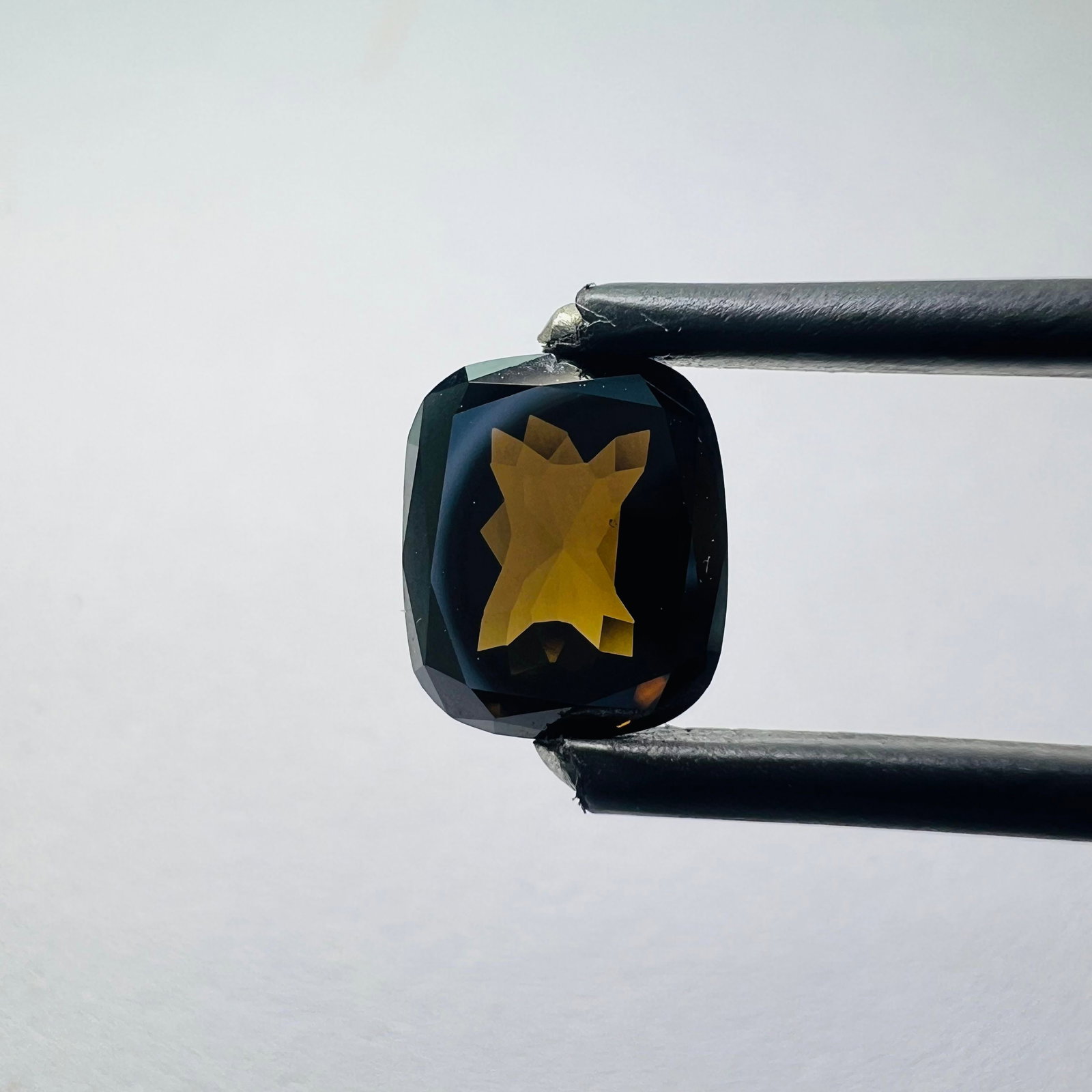 Loose Diamond - CUSHION BRILLIANT 1.54ct Black I1: Loose Diamond - CUSHION BRILLIANT 1.54ct Black I1 Source: This is a real non-mined Diamond that has been grown in a lab Shape: CUSHION BRILLIANT Carats: 1.54 Color: Black Certification: NONE