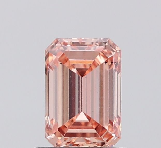 Loose Diamond - EMERALD 1.0ct Fancy Pinkish Brown VS2: Loose Diamond - EMERALD 1.0ct Fancy Pinkish Brown VS2 Source: This is a real non-mined Diamond that has been grown in a lab Shape: EMERALD Carats: 1.0 Color: Fancy Pinkish Brown Certification: IGI