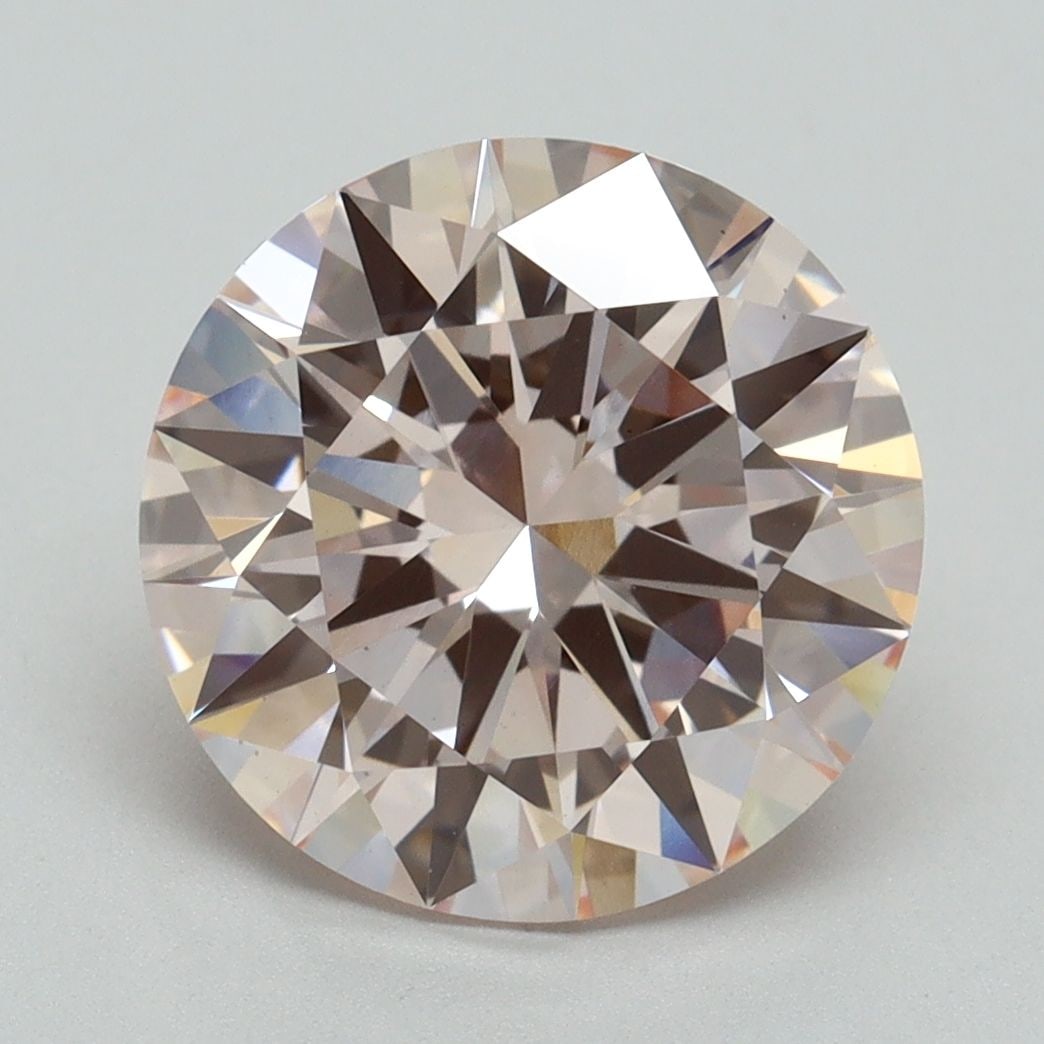 Loose Diamond - ROUND 4.06ct Fancy Pink VS1: Loose Diamond - ROUND 4.06ct Fancy Pink VS1 Source: This is a real non-mined Diamond that has been grown in a lab Shape: ROUND Carats: 4.06 Color: Fancy Pink Certification: IGI Video: Video Link