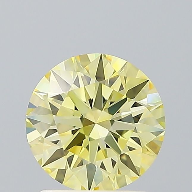 Loose Diamond - ROUND 1.36ct Fancy Vivid Yellow VVS2: Loose Diamond - ROUND 1.36ct Fancy Vivid Yellow VVS2 Source: This is a real non-mined Diamond that has been grown in a lab Shape: ROUND Carats: 1.36 Color: Fancy Vivid Yellow Certification: IGI