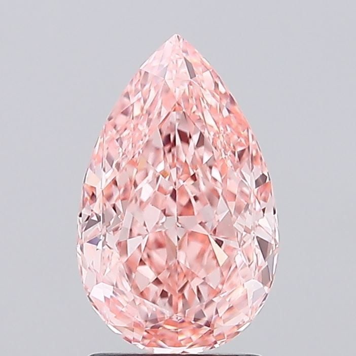 Loose Diamond - PEAR 2.06ct Fancy Vivid Pink VS1: Loose Diamond - PEAR 2.06ct Fancy Vivid Pink VS1 Source: This is a real non-mined Diamond that has been grown in a lab Shape: PEAR Carats: 2.06 Color: Fancy Vivid Pink Certification: IGI Video: Video