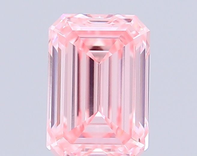 Loose Diamond - EMERALD 1.01ct Fancy Intense Pink VVS2: Loose Diamond - EMERALD 1.01ct Fancy Intense Pink VVS2 Source: This is a real non-mined Diamond that has been grown in a lab Shape: EMERALD Carats: 1.01 Color: Fancy Intense Pink Certification: IGI