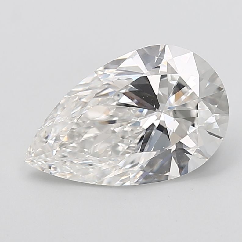 Loose Diamond - PEAR 4.22ct E VVS2: Loose Diamond - PEAR 4.22ct E VVS2 Source: This is a real non-mined Diamond that has been grown in a lab Shape: PEAR Carats: 4.22 Color: E Clarity: VVS2 Certification: IGI Video: