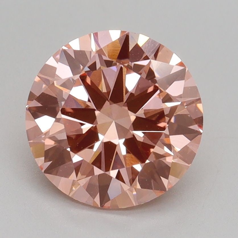Loose Diamond - ROUND 2.1ct Fancy Intense Pink VS1: Loose Diamond - ROUND 2.1ct Fancy Intense Pink VS1 Source: This is a real non-mined Diamond that has been grown in a lab Shape: ROUND Carats: 2.1 Color: Fancy Intense Pink Certification: IGI Video: