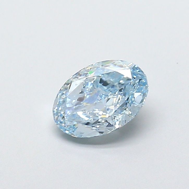 Loose Diamond - OVAL 1.01ct Fancy Intense Blue VVS2: Loose Diamond - OVAL 1.01ct Fancy Intense Blue VVS2 Source: This is a real non-mined Diamond that has been grown in a lab Shape: OVAL Carats: 1.01 Color: Fancy Intense Blue Certification: IGI Video: