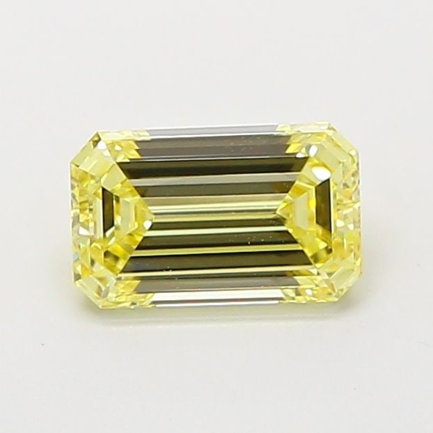 Loose Diamond - EMERALD 1.5ct Fancy Yellow VS1: Loose Diamond - EMERALD 1.5ct Fancy Yellow VS1 Source: This is a real non-mined Diamond that has been grown in a lab Shape: EMERALD Carats: 1.5 Color: Fancy Yellow Certification: IGI Video: