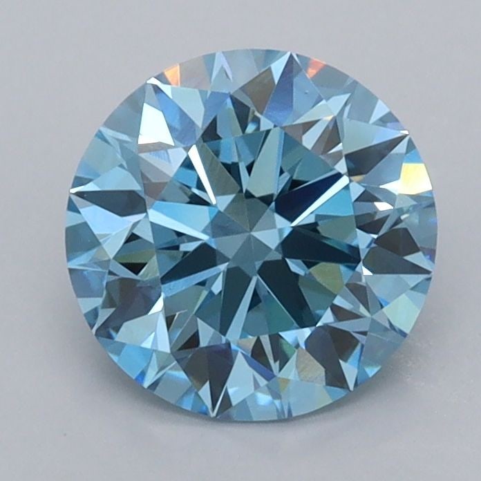 Ideal Loose Diamond - ROUND 1.47ct Fancy Vivid Blue VVS2: Ideal Loose Diamond - ROUND 1.47ct Fancy Vivid Blue VVS2 Source: This is a real non-mined Diamond that has been grown in a lab Shape: ROUND Carats: 1.47 Color: Fancy Vivid Blue Certification: IGI Vide