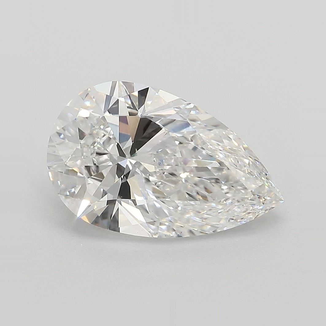 Loose Diamond - PEAR 3.02ct E VS1: Loose Diamond - PEAR 3.02ct E VS1 Source: This is a real non-mined Diamond that has been grown in a lab Shape: PEAR Carats: 3.02 Color: E Clarity: VS1 Certification: IGI Additional images available