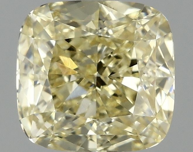 Loose Diamond - CUSHION MODIFIED 1.59ct Fancy Intense Yellow VS1: Loose Diamond - CUSHION MODIFIED 1.59ct Fancy Intense Yellow VS1 Source: This is a real non-mined Diamond that has been grown in a lab Shape: CUSHION MODIFIED Carats: 1.59 Color: Fancy Intense Yellow