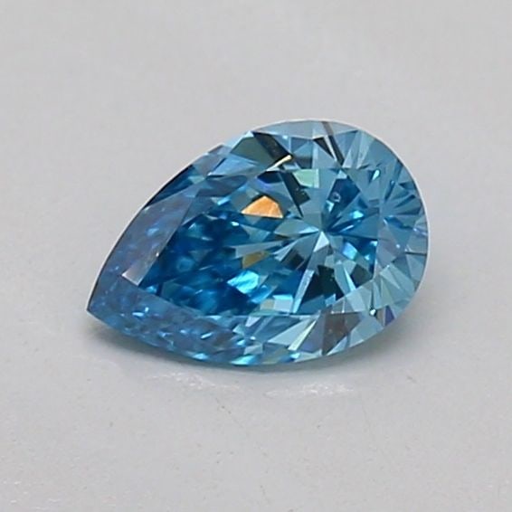 Loose Diamond - PEAR 0.22ct Fancy Vivid Blue VS1: Loose Diamond - PEAR 0.22ct Fancy Vivid Blue VS1 Source: This is a real non-mined Diamond that has been grown in a lab Shape: PEAR Carats: 0.22 Color: Fancy Vivid Blue Certification: IGI Video: Video