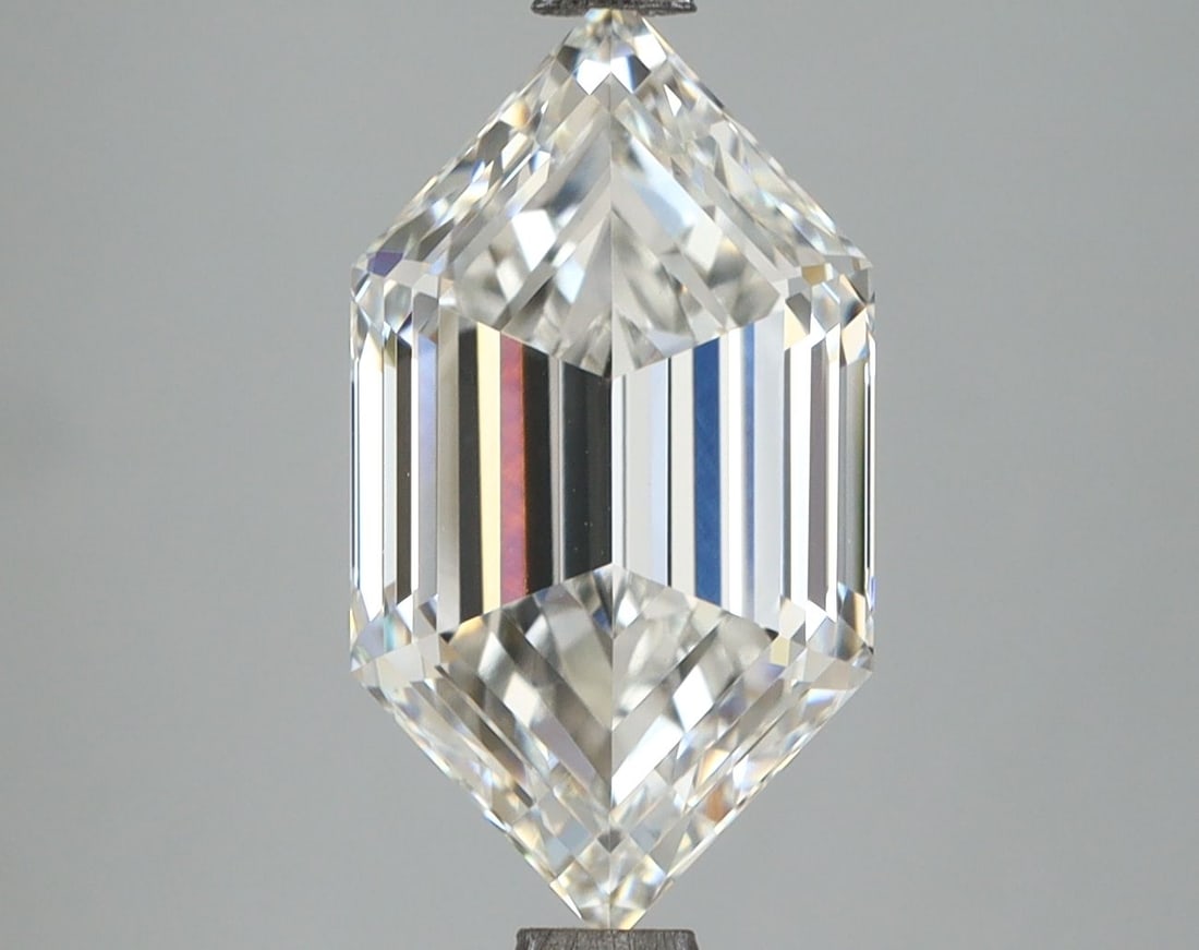 Loose Diamond - HEXAGONAL 4.09ct E VVS2: Loose Diamond - HEXAGONAL 4.09ct E VVS2 Source: This is a real non-mined Diamond that has been grown in a lab Shape: HEXAGONAL Carats: 4.09 Color: E Clarity: VVS2 Certification: IGI Video: