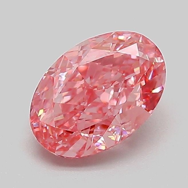 Loose Diamond - OVAL 1.07ct Fancy Vivid Pink VVS2: Loose Diamond - OVAL 1.07ct Fancy Vivid Pink VVS2 Source: This is a real non-mined Diamond that has been grown in a lab Shape: OVAL Carats: 1.07 Color: Fancy Vivid Pink Certification: IGI Video: