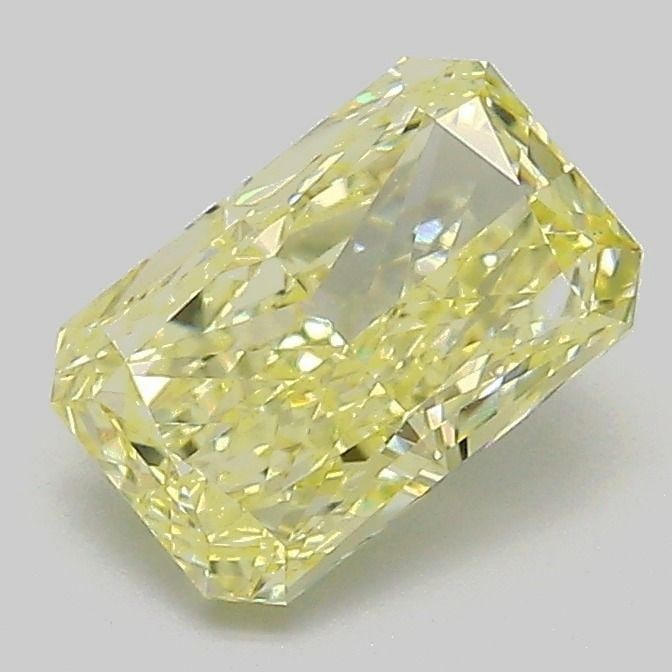 Loose Diamond - RADIANT 1.36ct Fancy Yellow VS1: Loose Diamond - RADIANT 1.36ct Fancy Yellow VS1 Source: This is a real non-mined Diamond that has been grown in a lab Shape: RADIANT Carats: 1.36 Color: Fancy Yellow Certification: IGI Additional imag
