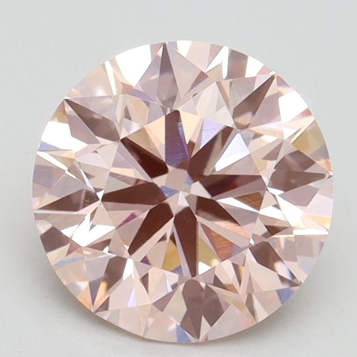 Ideal Loose Diamond - ROUND 2.03ct Fancy Pink VS1: Ideal Loose Diamond - ROUND 2.03ct Fancy Pink VS1 Source: This is a real non-mined Diamond that has been grown in a lab Shape: ROUND Carats: 2.03 Color: Fancy Pink Certification: IGI Video:
