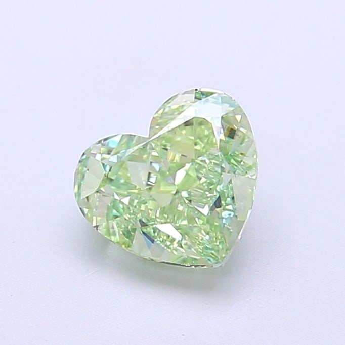 Loose Diamond - HEART 1.14ct Fancy Vivid Green VVS1: Loose Diamond - HEART 1.14ct Fancy Vivid Green VVS1 Source: This is a real non-mined Diamond that has been grown in a lab Shape: HEART Carats: 1.14 Color: Fancy Vivid Green Certification: IGI Video: