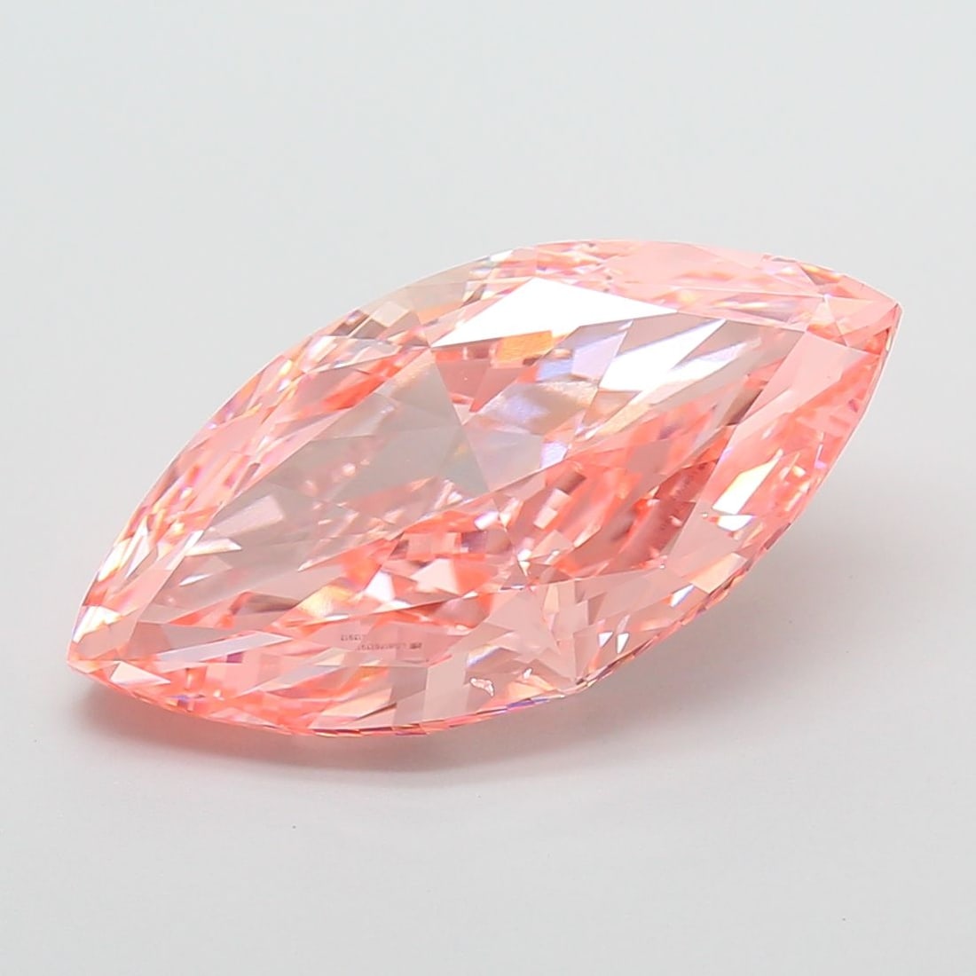 Loose Diamond - MARQUISE 10.02ct Fancy Vivid Pink VS2: Loose Diamond - MARQUISE 10.02ct Fancy Vivid Pink VS2 Source: This is a real non-mined Diamond that has been grown in a lab Shape: MARQUISE Carats: 10.02 Color: Fancy Vivid Pink Certification: IGI Vid