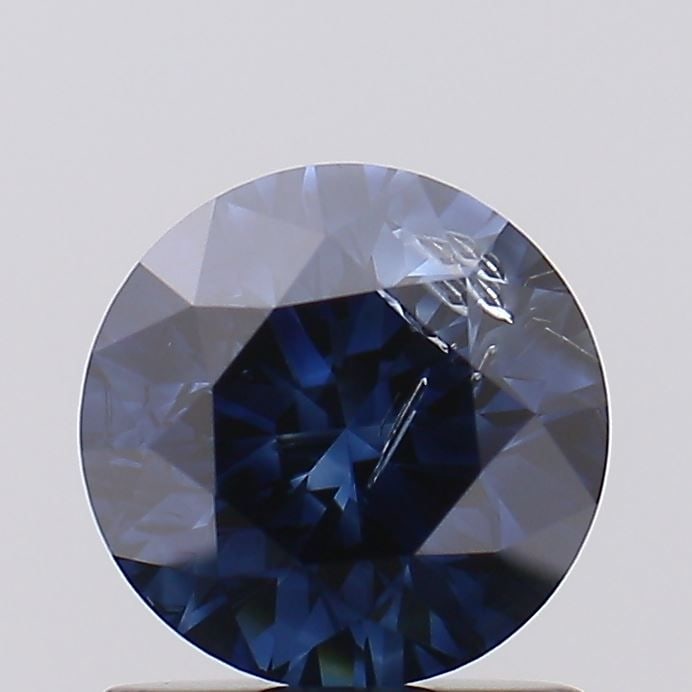 Loose Diamond - ROUND 1.03ct Fancy Deep Blue I1: Loose Diamond - ROUND 1.03ct Fancy Deep Blue I1 Source: This is a real non-mined Diamond that has been grown in a lab Shape: ROUND Carats: 1.03 Color: Fancy Deep Blue Certification: NONE Video: Video