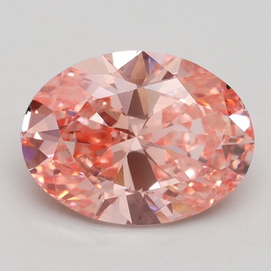 Loose Diamond - OVAL 2.95ct Fancy Vivid Pink VS2: Loose Diamond - OVAL 2.95ct Fancy Vivid Pink VS2 Source: This is a real non-mined Diamond that has been grown in a lab Shape: OVAL Carats: 2.95 Color: Fancy Vivid Pink Certification: IGI Video: