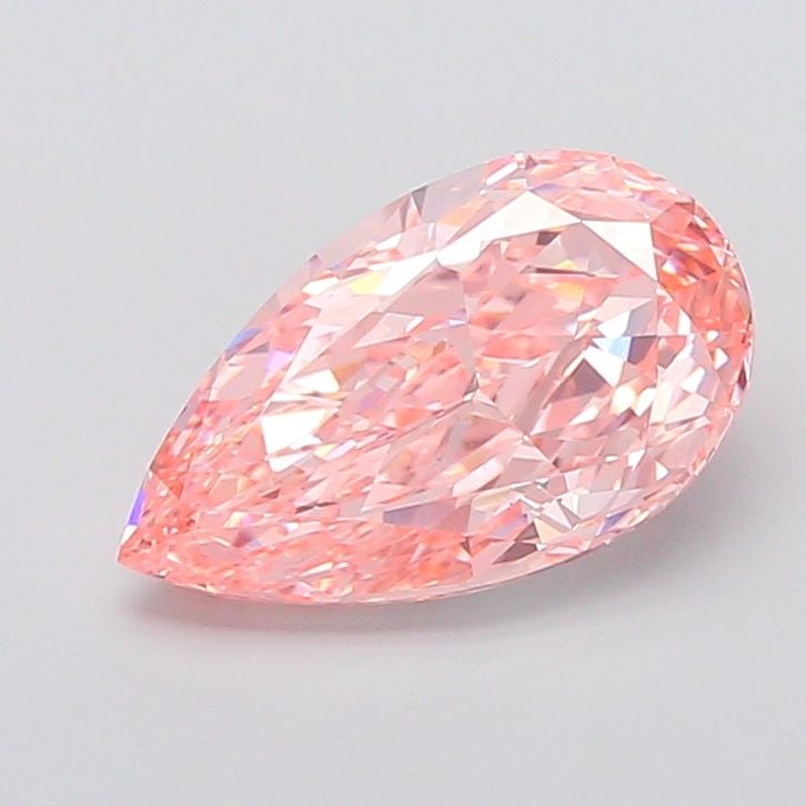 Loose Diamond - PEAR 4.04ct Fancy Vivid Pink VS1: Loose Diamond - PEAR 4.04ct Fancy Vivid Pink VS1 Source: This is a real non-mined Diamond that has been grown in a lab Shape: PEAR Carats: 4.04 Color: Fancy Vivid Pink Certification: IGI Video: Video